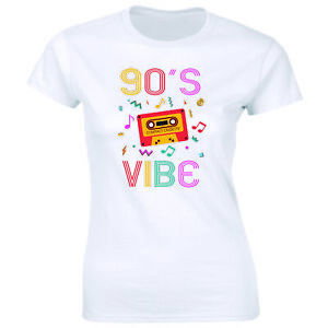 Download 90's Vibe with Tape Image T-Shirt for Women | eBay
