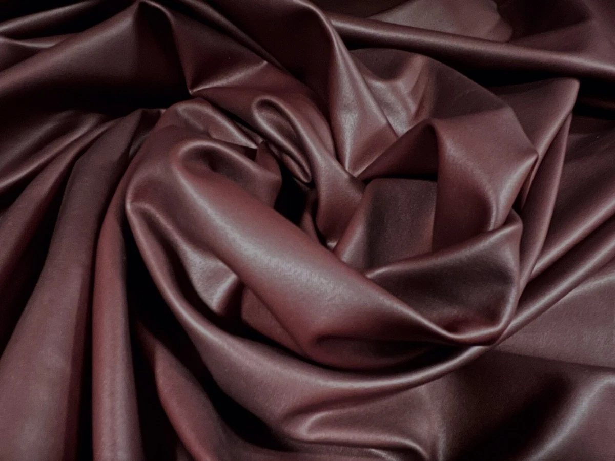 Leather look best sale polyester fabric