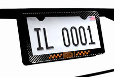 Orang Mach 1 Mustang Premium 100 Carbon Fiber License Plate Frame W Screws