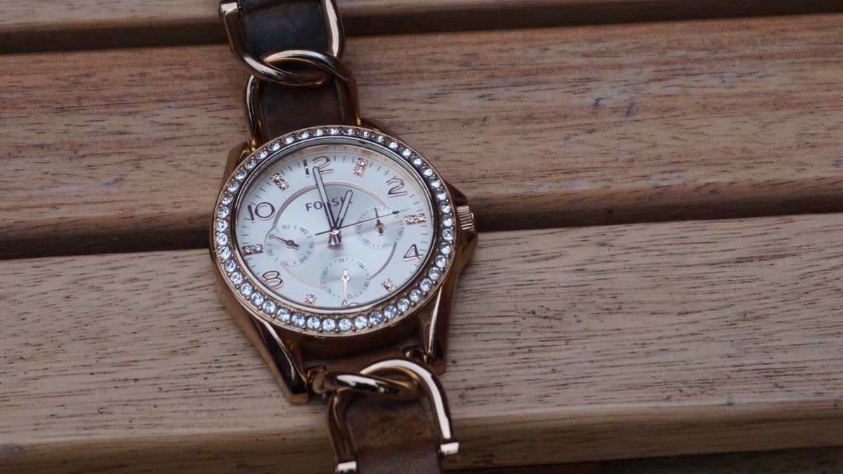 Fossil Uhr Damen Fossil Damenuhr Riley Silber Fossil Damenuhr