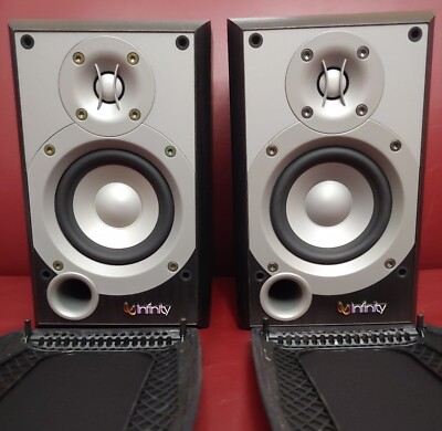 Infinity Primus 140 HCS SAT Stereo Bookshelf Speakers 8Ohm Black Cabinet 