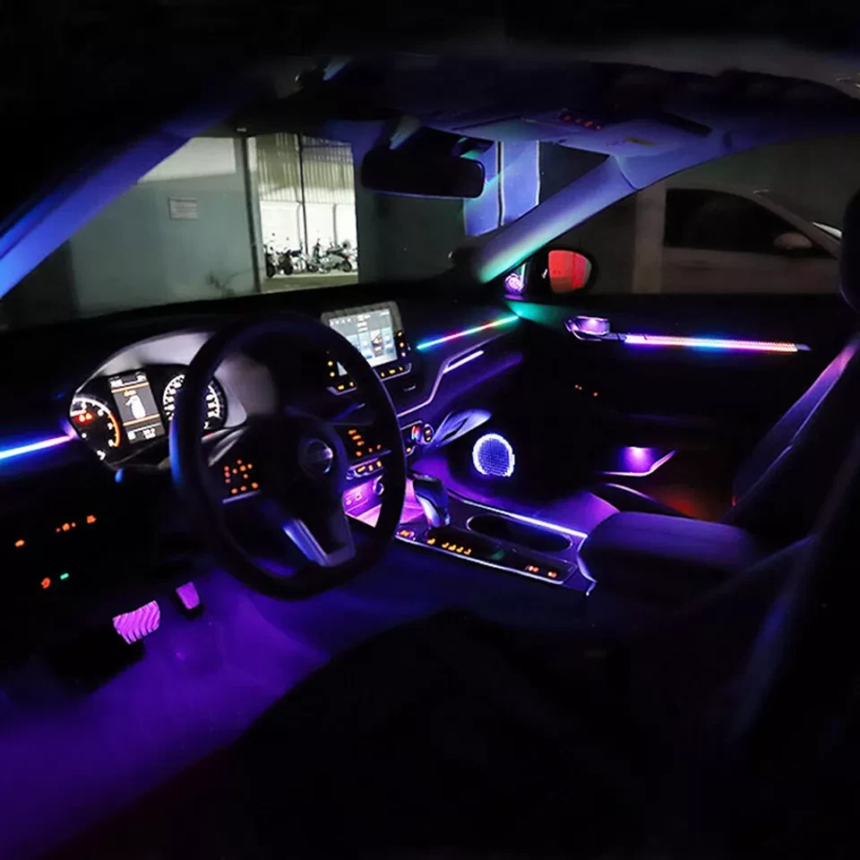 18 IN 1 Completo LED Cuenta Symphony Dream Interior Coche Ambient Luces Wifi Kit - Imagen 4 de 4