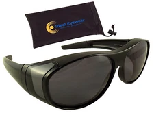 Polarized Fit Over Sunglasses Wear Over Glasses Driving Fishing Golf Men Women