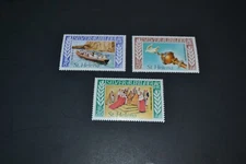 ST. HELENA SCOTT #311-313 SILVER JUBILEE QUEEN ELIZABETH MNH SET