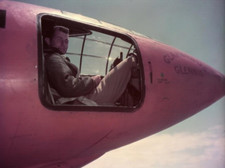 Captain Chuck Yeager In Bell Cockpit Glamorous Glennis.PNG 8x10 Picture Celebrit