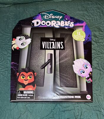 NEW SEALED Disney Doorables Villain Collection Peek Includes 12 Exclusive Figure
