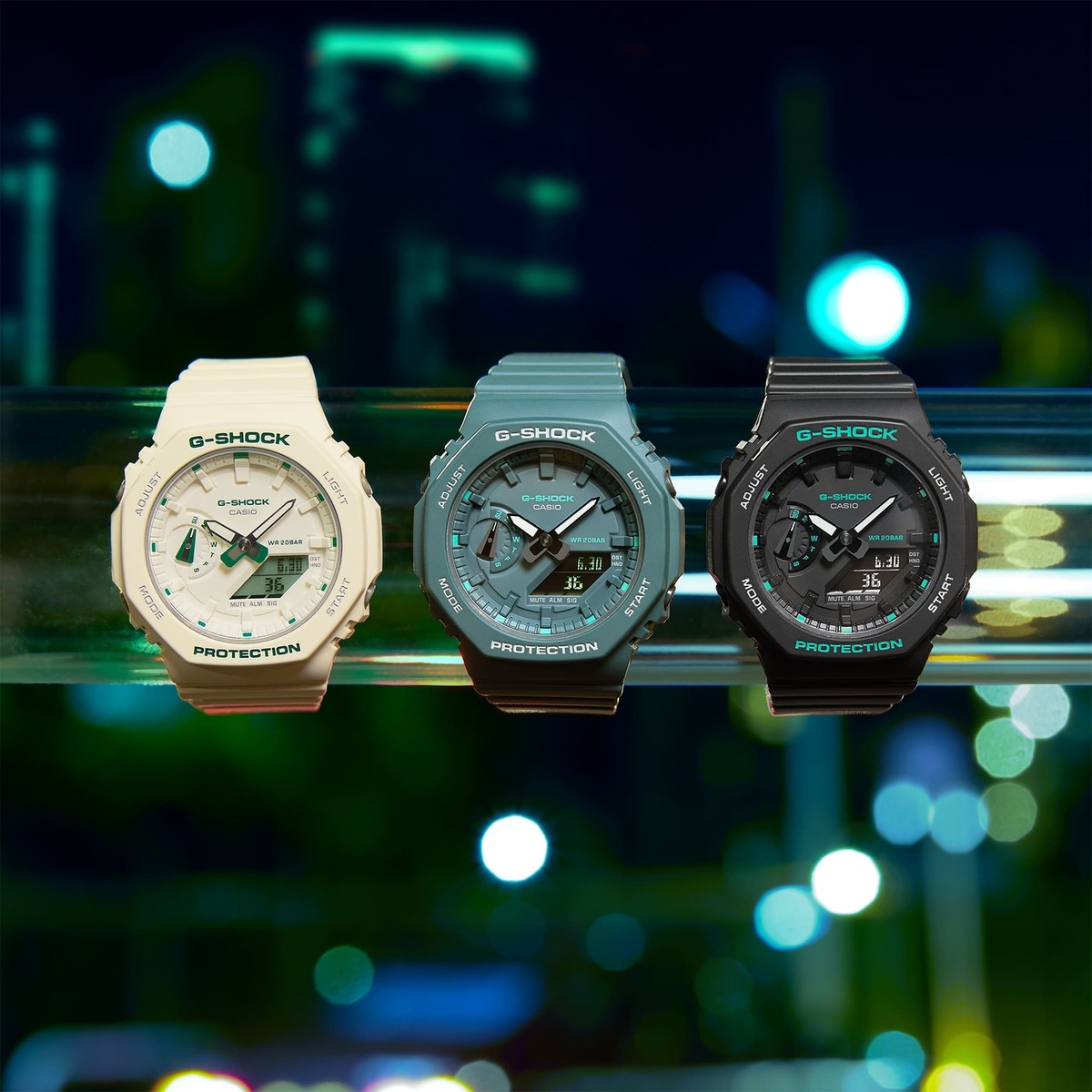 G-ショック CASIO G-SHOCK GMA-S2100GA-1AJF CASIO G-SHOCK GMA-S2100GA-1AJF Green Accent Color Analog Digital