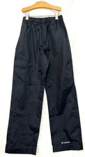 240258 Boys Girls S 8 COLUMBIA 1544101 Cypress Brook Black Sealed Seam Rain Pant