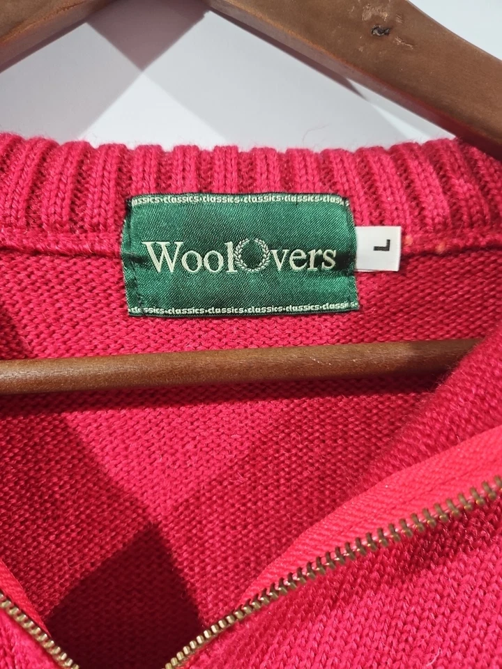 Jersey Woolover Talla Grande 100% Lana Nueva Foto 2 de 4