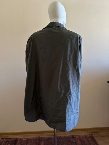 Camisas de nailon gris de gran tamaño vintage Katharina Hovman talla 56/ EE. ... - Imagen 5 de 17