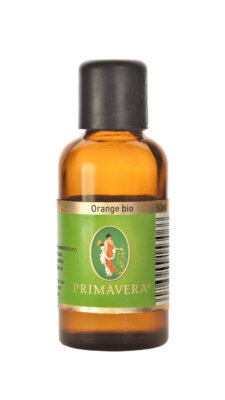 (498 EUR/l) Primavera Orange bio ätherisches Öl Orangenöl 50 ml