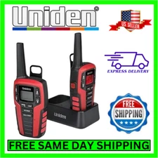 Uniden SX407-2CK 2-Way Radio 40 Mile Long Range Waterproof Pair Kids Heavy Duty