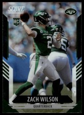 2021 Panini Chronicles Score Update Rookies #402 Zach Wilson New York Jets