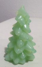 Mosser Glass Jadeite Green Colored Christmas Tree 2.75" USA