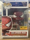Spider-Man 1158 Metallic Hot Topic Exclusive Funko POP! Marvel FREE PROTECTOR