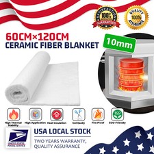 120CMx60CM Pack of 1 Ceramic Fiber Blanket Fireproof Insulation Baffle For Ovens