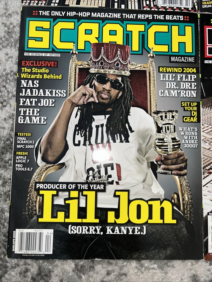Scratch Magazine Lot Of 4 Premiere Issue 1, 2, 4, 5 Dr Dre DJ