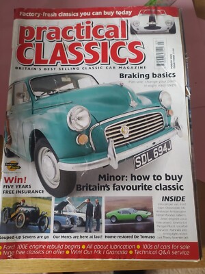 Practical Classics March 2003, Ford 100E, RX-7, De Tomaso, Austin 1300