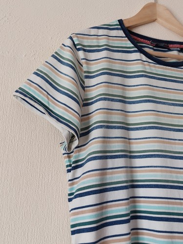 T-shirt uomo Scotch And Soda girocollo multicolore a righe taglia M - Foto 3 di 7