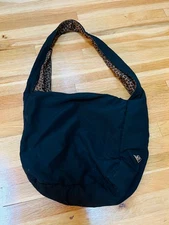 Bottega Veneta hobo bag reversible black and leopard