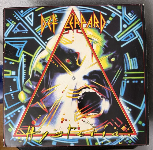 Def Leppard Hysteria Vinyl LP 1987 Mercury Records 830675-1 First Pressing