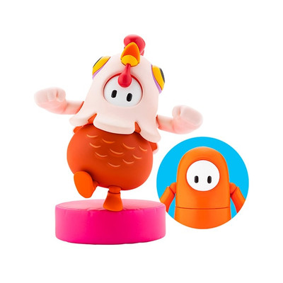 Fall Guys Action Figure Pack 01 Movie Star Chicken Costume Painted Movable Total