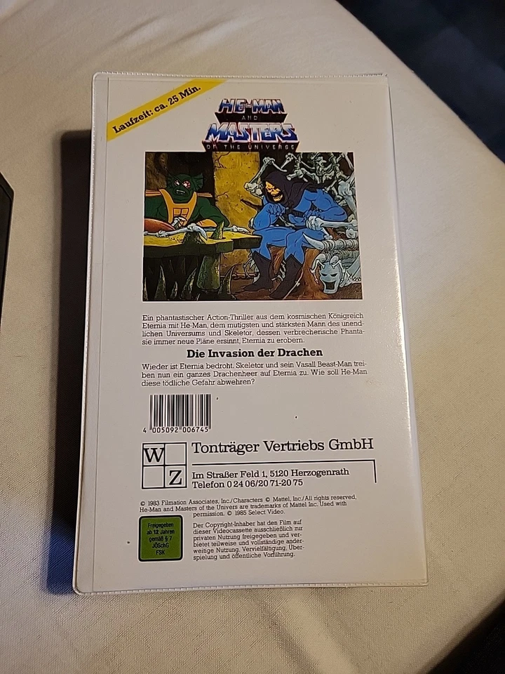 HE-MAN Masters / Die Invasion der Drachen 2 / VHS Video 1983 - Bild 2 von 2