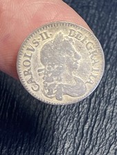 Charles II  1684 Maundy threepence.