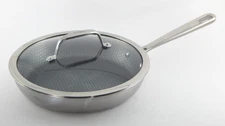 T-fal 3-Ply Stainless Steel Ceramic Hybrid 10" Fry Pan with Lid