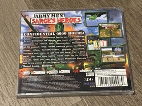 Army Men Sarge's Heroes Sega Dreamcast Complete CIB w/Reg Card Authentic