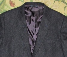 BROOKS BROTHERS Blue Shetland Cheviot Wool Tweed Blazer Jacket 42R