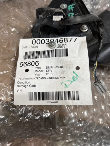 2007-2011 Honda CRV RH Passenger Door Mirror Side View OEM