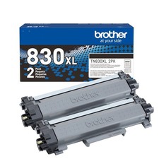 Brother TN830XL2PK 3,000 Page-Yield High-Yield Toner - Black 2/Pack New