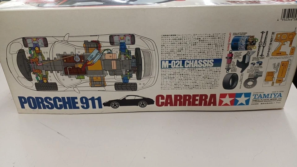 TAMIYA 1/10 Porsche 911 Carrera RC Car M-02L Kit modellino elettrico su strada - Immagine 4 di 4