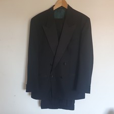 Men's St Michaels Evening Dinner Suit Tuxedo Black Blazer 40M Trousers W34 L31