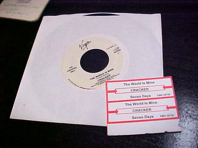CRACKER 45 Virgin 1990's ROCK GRUNGE World Is Mine  FIRST PRESS Unplayed  NOS