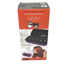 TopStyler By Instyler Heated Ceramic Styling Shells Hair Curlers New Open Box