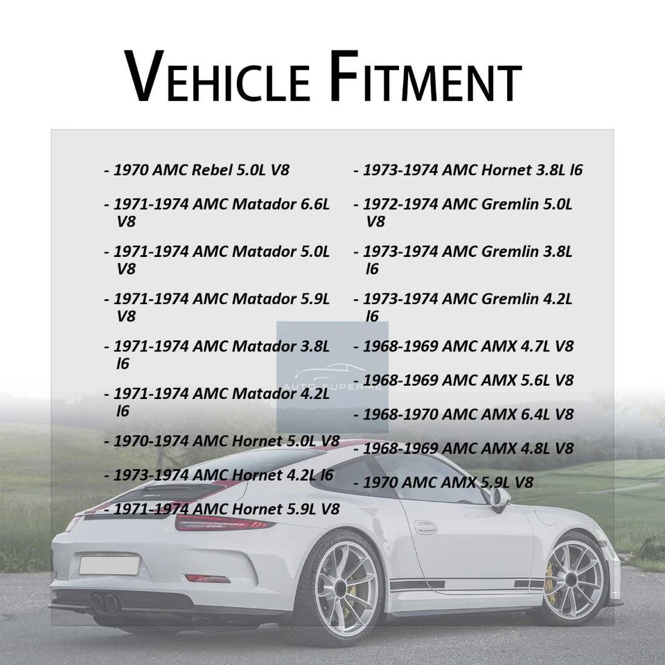 Bomba de dirección asistida BBB Industries para AMC Ambassador 1968-1969 4,7 L Foto 4 de 4