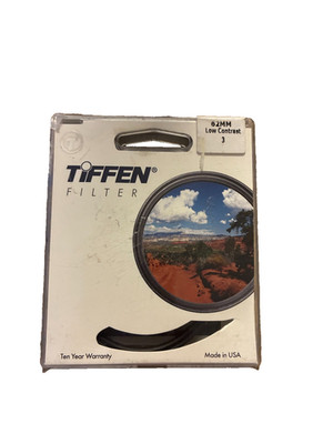 Tiffen 62mm Low Contrast 3 Filter Profi Kamera Objektiv Made in USA 62LC3