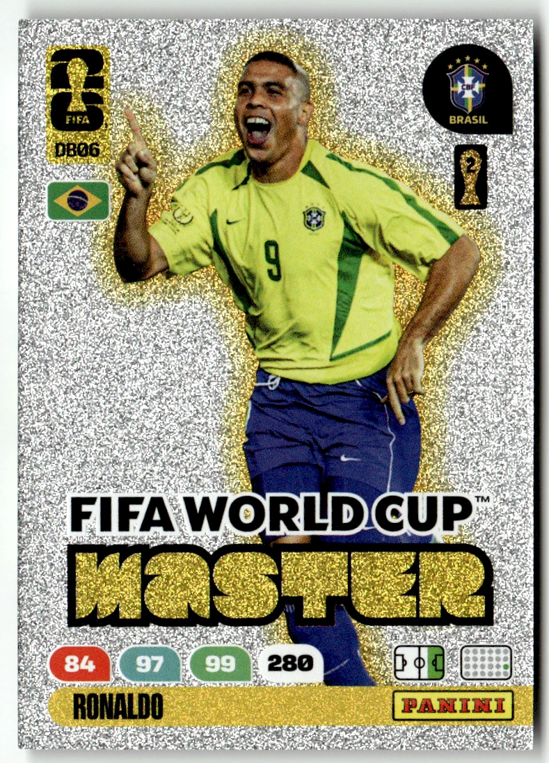 Panini Ronaldo FIFA World Cup Football Sports Trading Cards