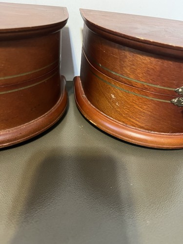 Danbury Como Nuevo Lote 4 Caja de Música 3 Belenes Únicos 1 Blanco Navidad Madera Envejecida - Imagen 17 de 21