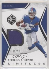 2019 Limited Limitless Materials Silver Spotlight 19/49 Sterling Shepard 0a3