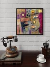 GERARD 12X12 IN-Abstract Expressionist Original Acrylic Painting Canvas Women — photo 5
