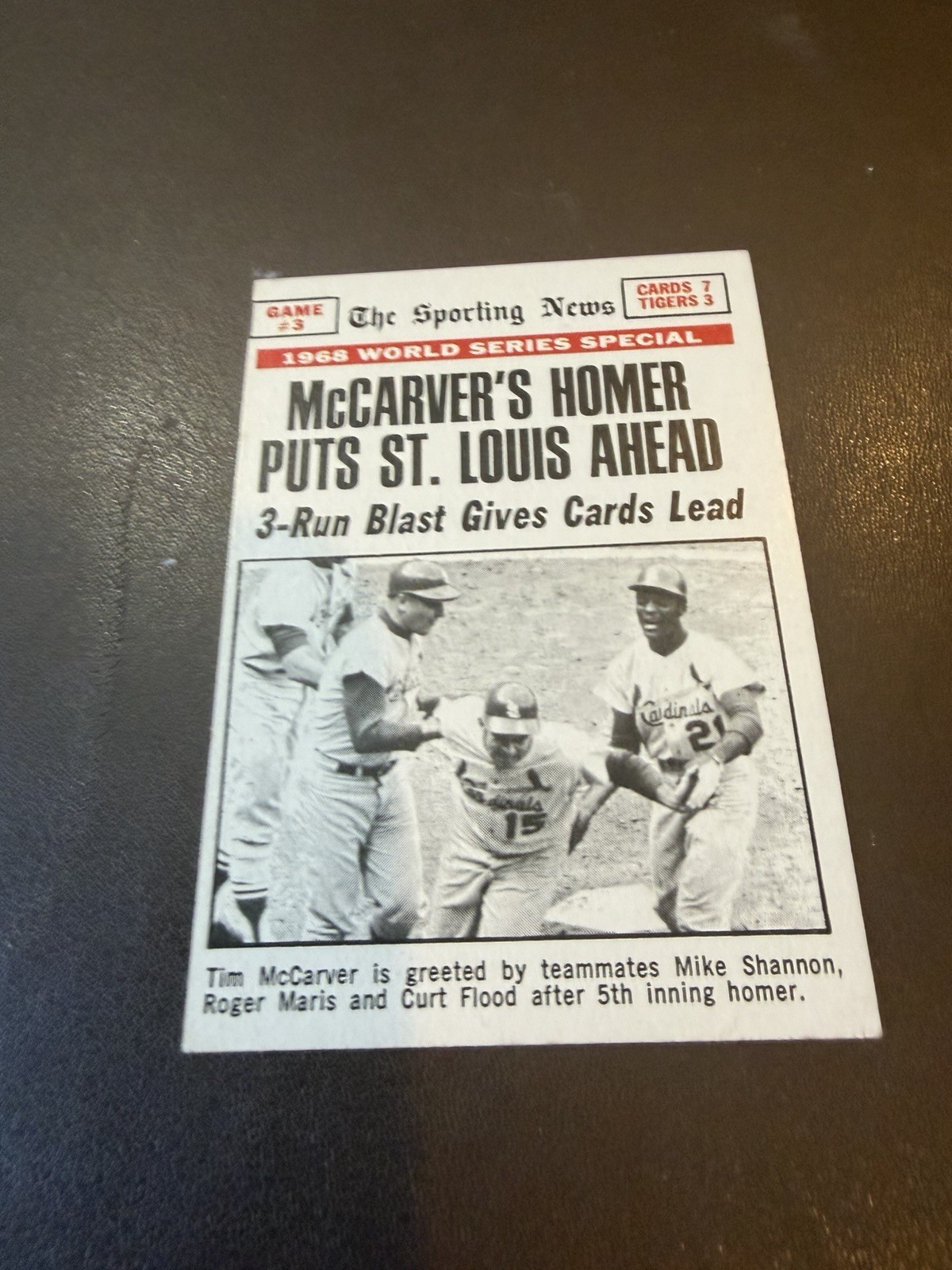 1969 Topps - 1968 World Series Tim McCarver #164