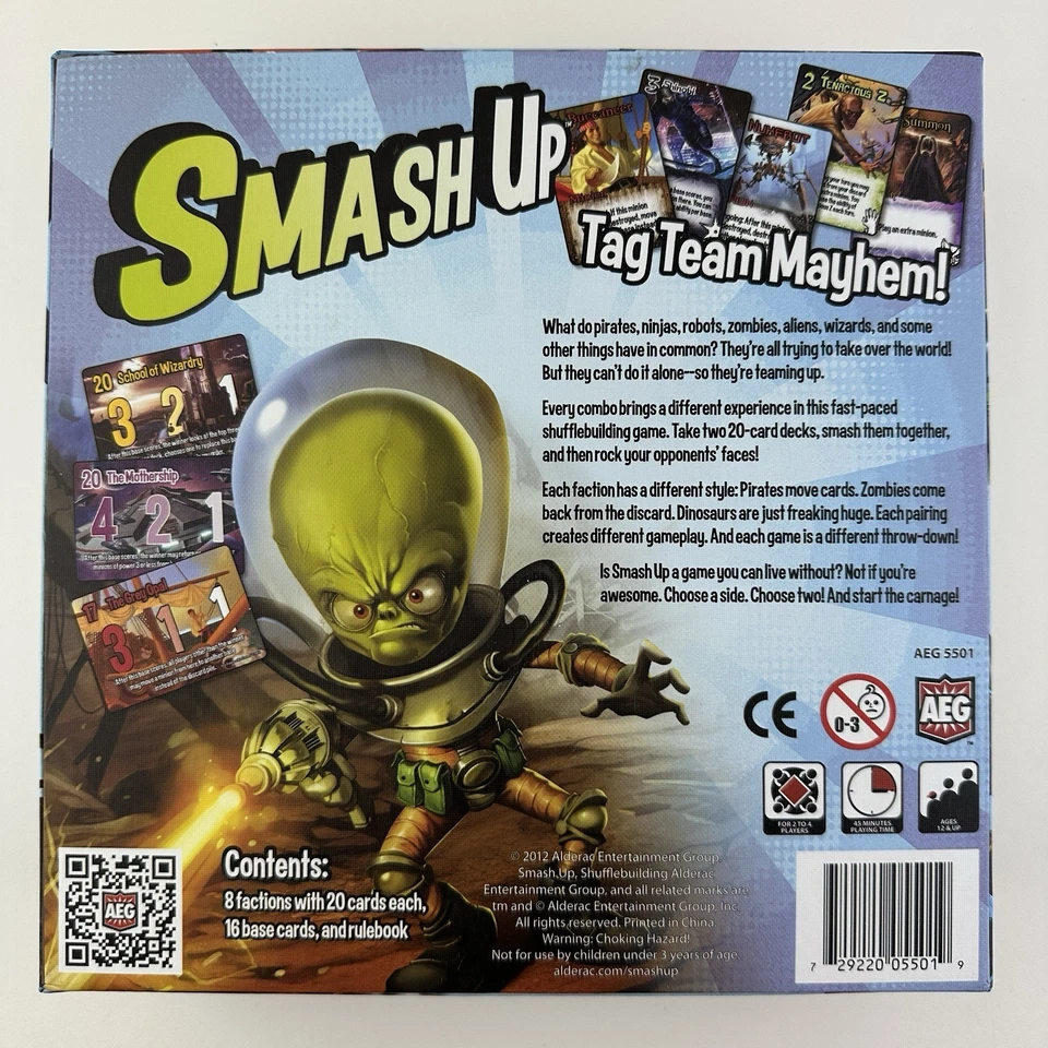 Paul Peterson Smash Up Card Shufflebuilding Game Of Total Awesomeness Complete - Image 2 of 4