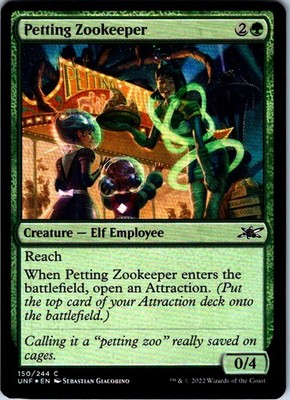 Petting Zookeeper C Foil UNF Unfinity 150 NM