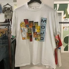 Vintage 1988 Marvel Mojo X-Men Comic Single Stitch White T-Shirt Large OF