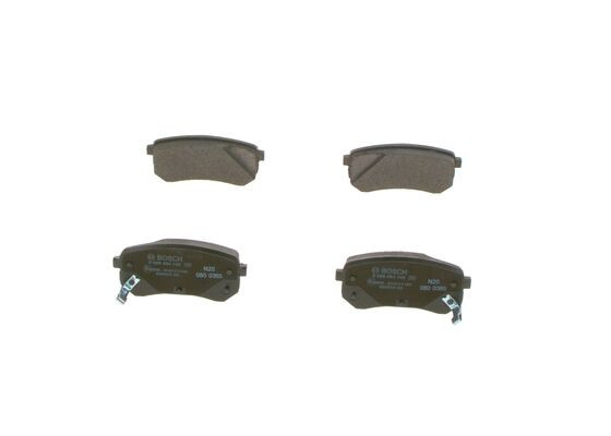 Plaquettes de frein à disque Bosch silence et haute friction pour Kia et Hyundai