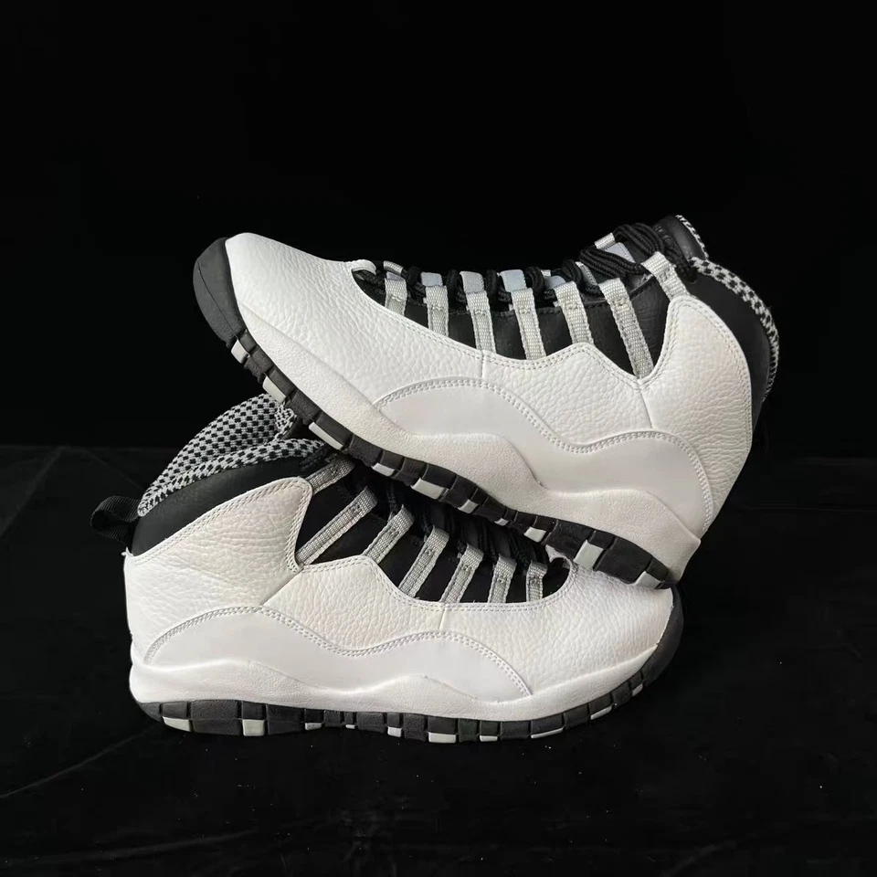 Hombre Talla Nike Air Jordan 10 Retro OG Acero HJ6779-104 Foto 2 de 4