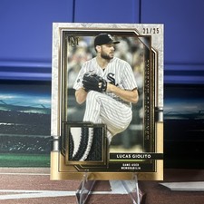 2021 Topps Museum Collection Meaningful Material Relics Copper /25 Lucas Giolito